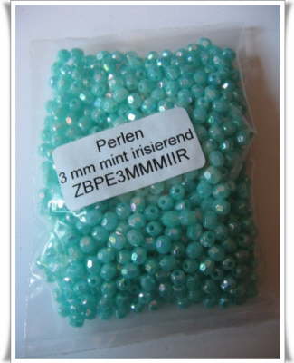 Perlen -Plastik Mint