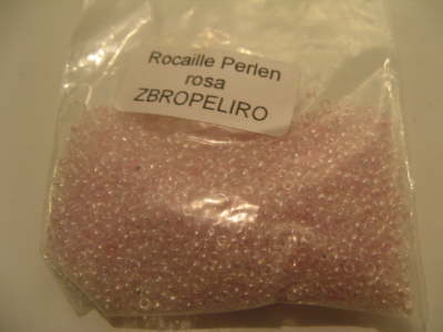 Roccaille-Perlen rosa